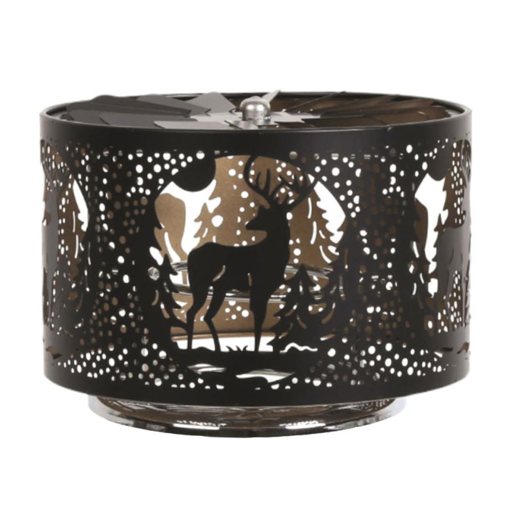Aroma Silhouette Black & Gold Carousel Stag Shade  Extra Image 1